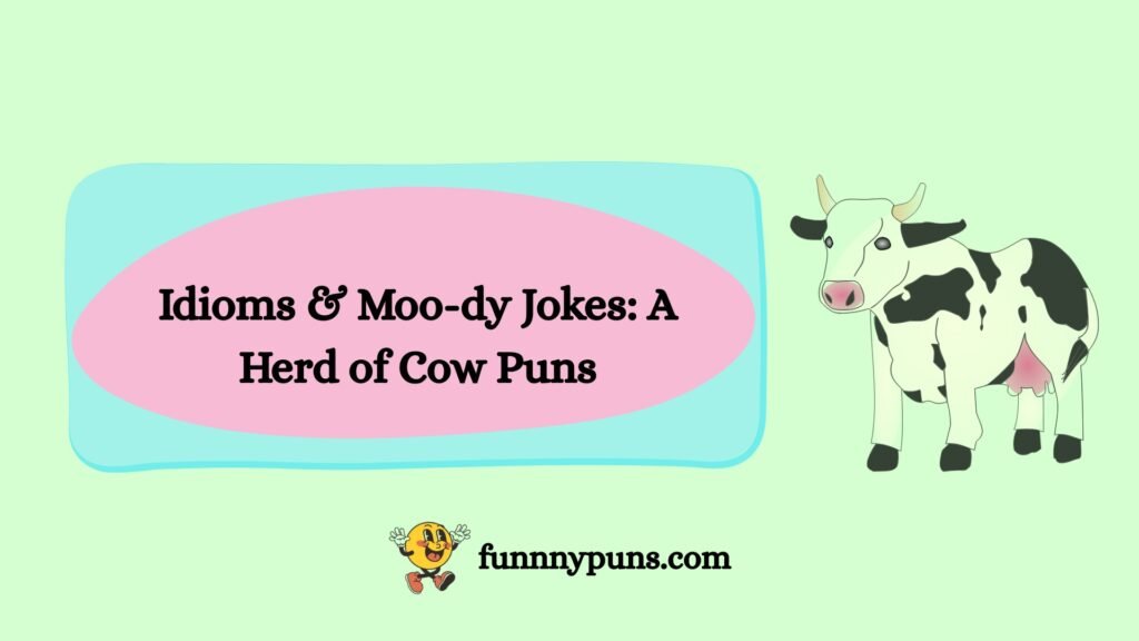 Idioms & Moo-dy Jokes: A Herd of Cow Puns