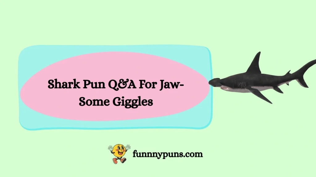Shark Pun Q&A For Jaw-Some Giggles