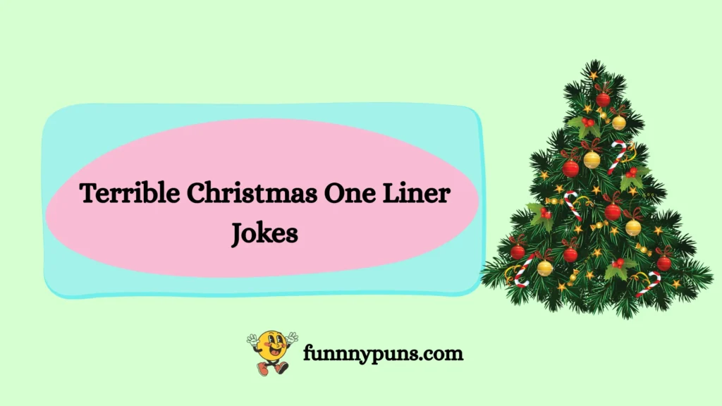 Terrible Christmas One Liner Jokes