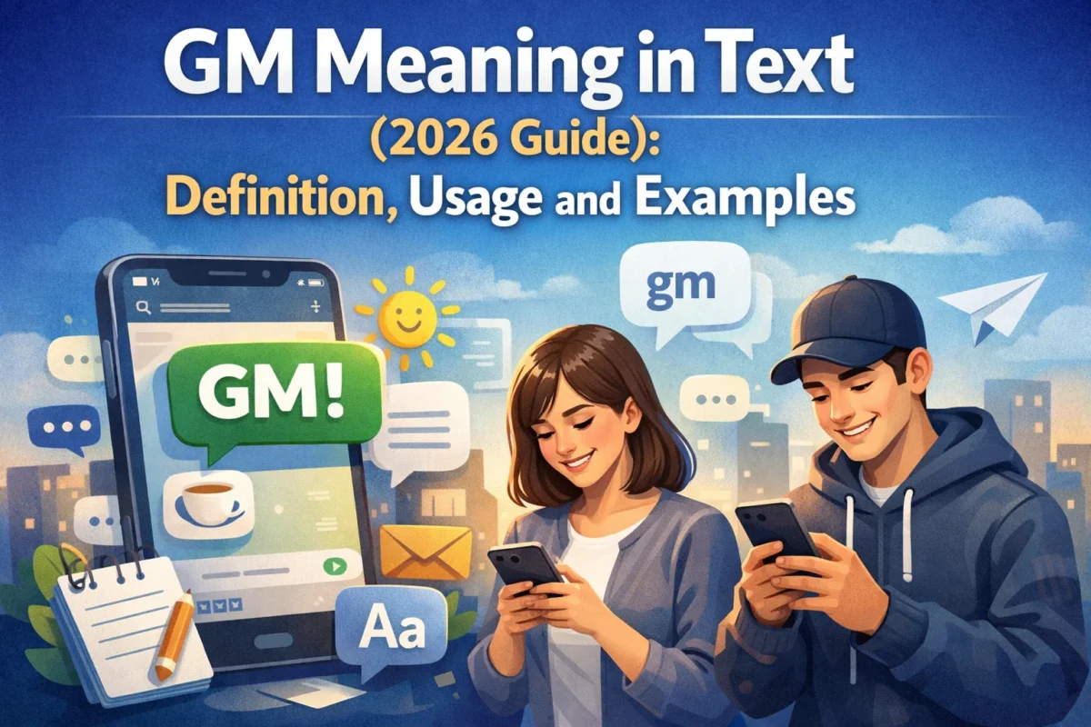 GM Meaning in Text (2026 Guide): Definition, Usage and Examples