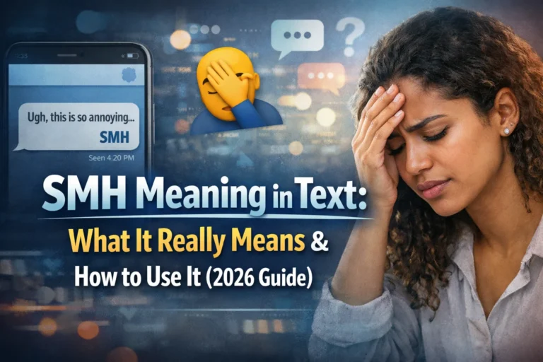 SMH Meaning in Text: What It Really Means & How to Use It (2026 Guide)
