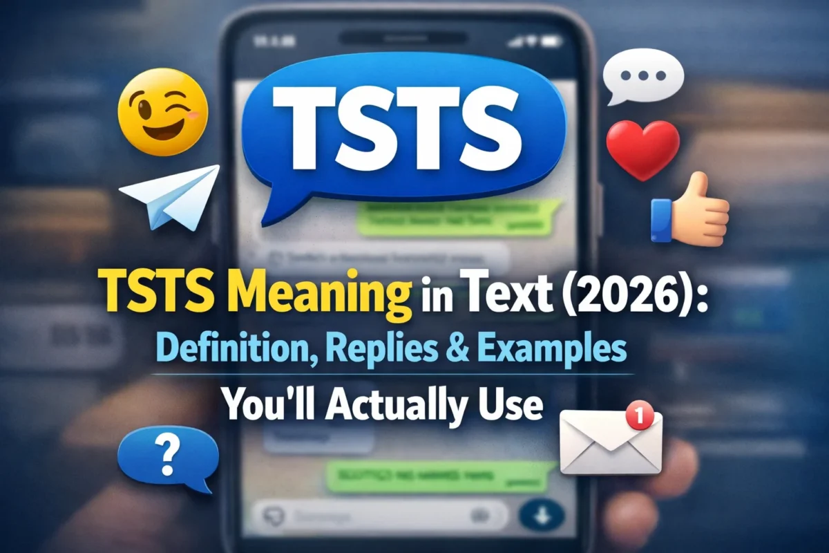 TSTS Meaning in Text (2026): Definition, Replies & Examples You’ll Actually Use