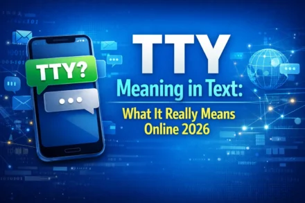 TTY Meaning in Text: What It Really Means Online 2026