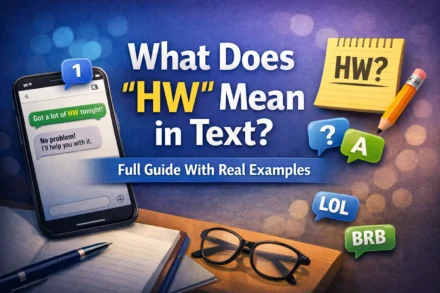 What Does “HW” Mean in Text? Full Guide With Real Examples
