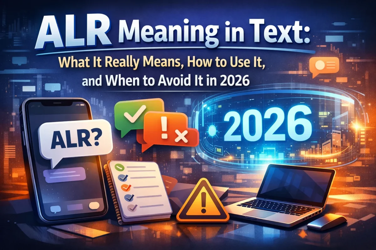 ALR Meaning in Text: What It Really Means, How to Use It, and When to Avoid It in 2026