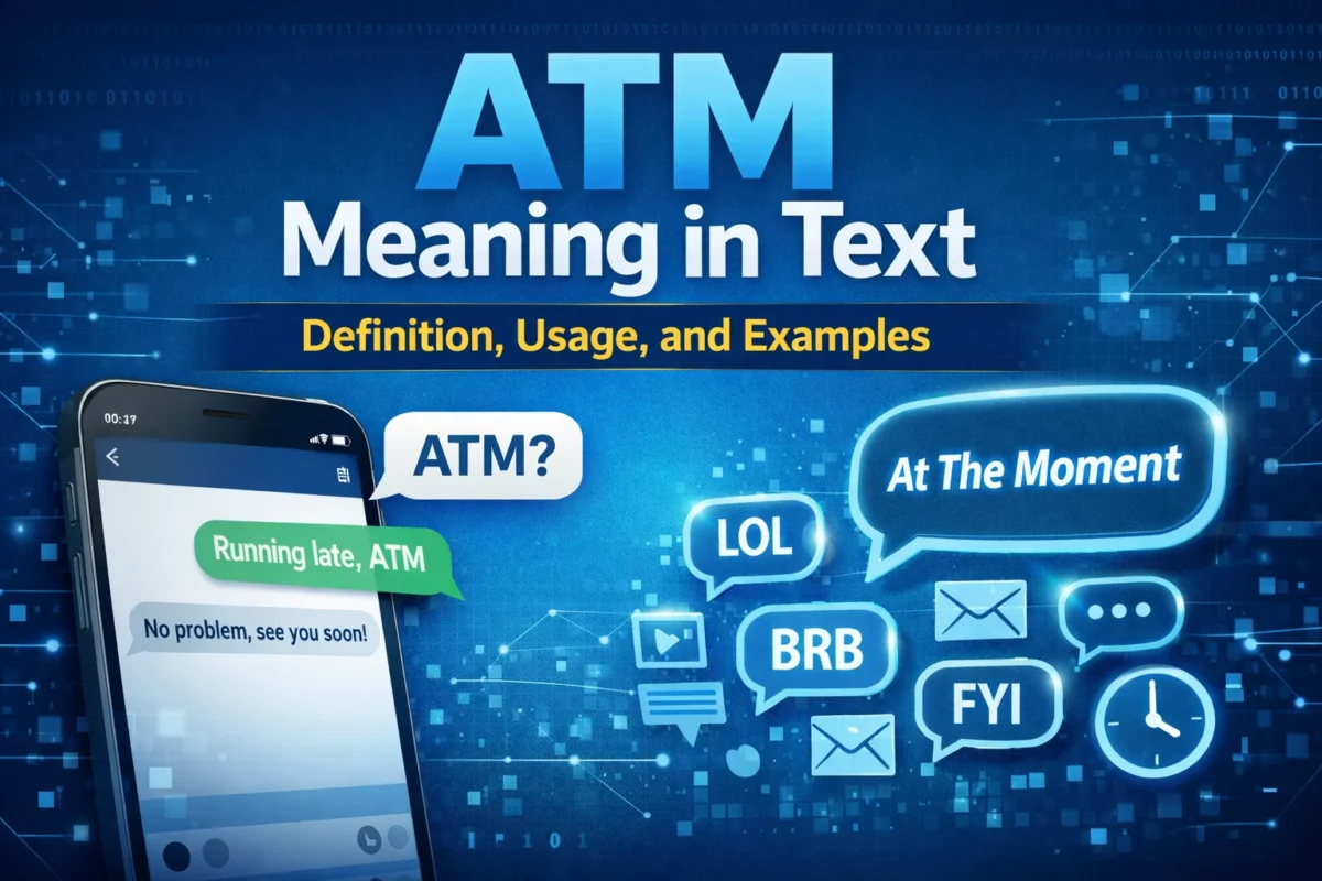 ATM Meaning in Text | Definition, Usage, and Examples