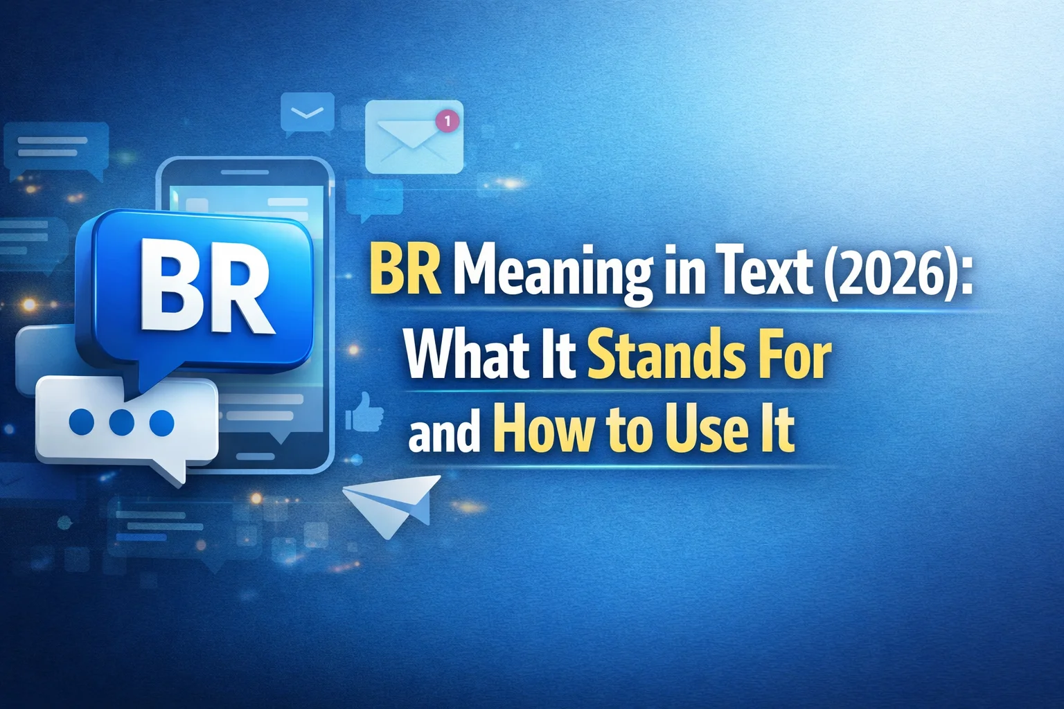 BR Meaning in Text