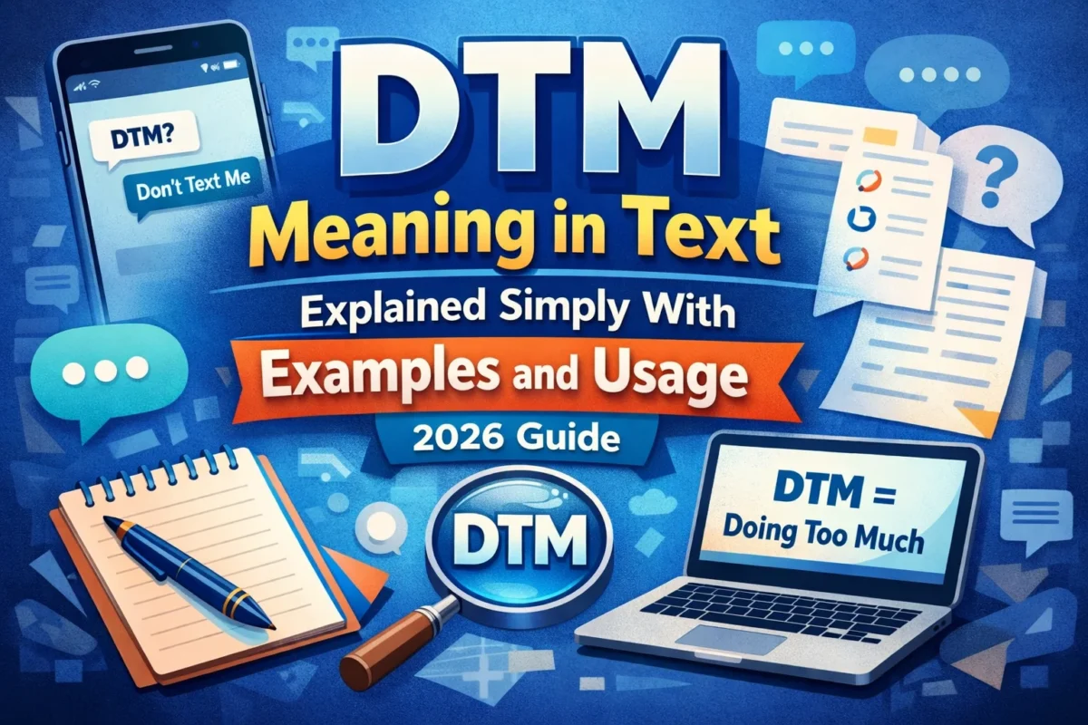 DTM Meaning in Text Explained Simply With Examples and Usage (2026 Guide)
