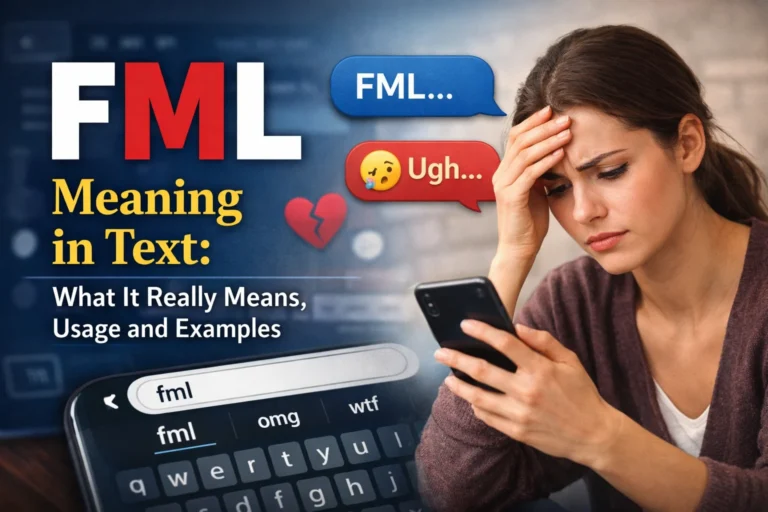 FML Meaning in Text: What It Really Means, Usage and Examples