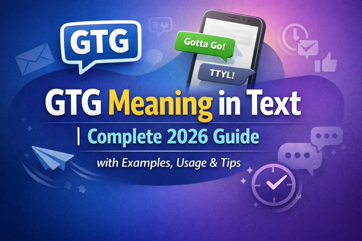 GTG Meaning in Text | Complete 2026 Guide with Examples, Usage & Tips
