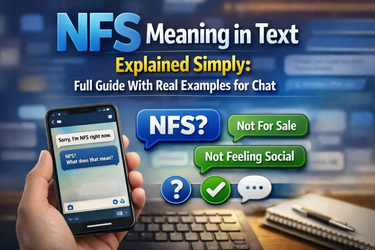 NFS Meaning in Text Explained Simply: Full Guide With Real Examples for Chat