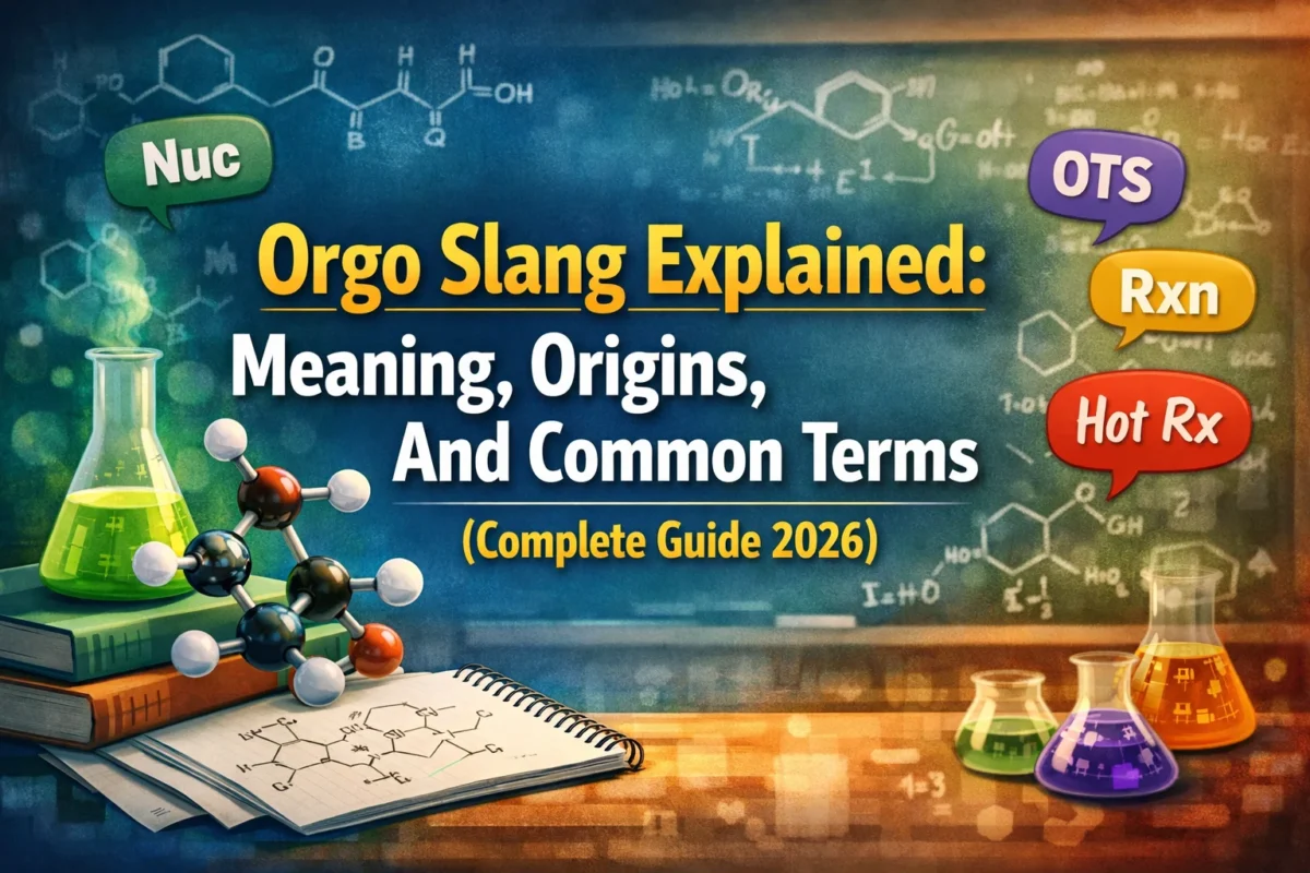 Orgo Slang Explained: Meaning, Origins, And Common Terms (Complete Guide 2026)