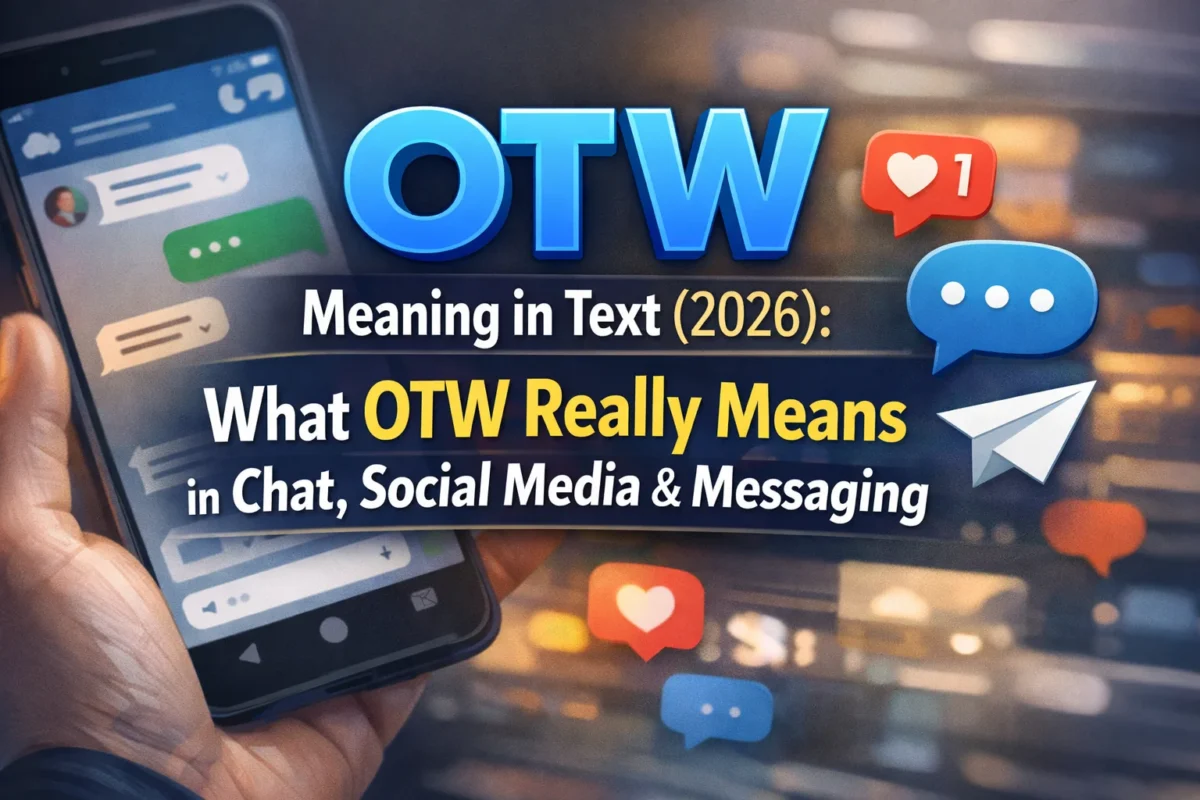 OTW Meaning in Text (2026): What OTW Really Means in Chat
