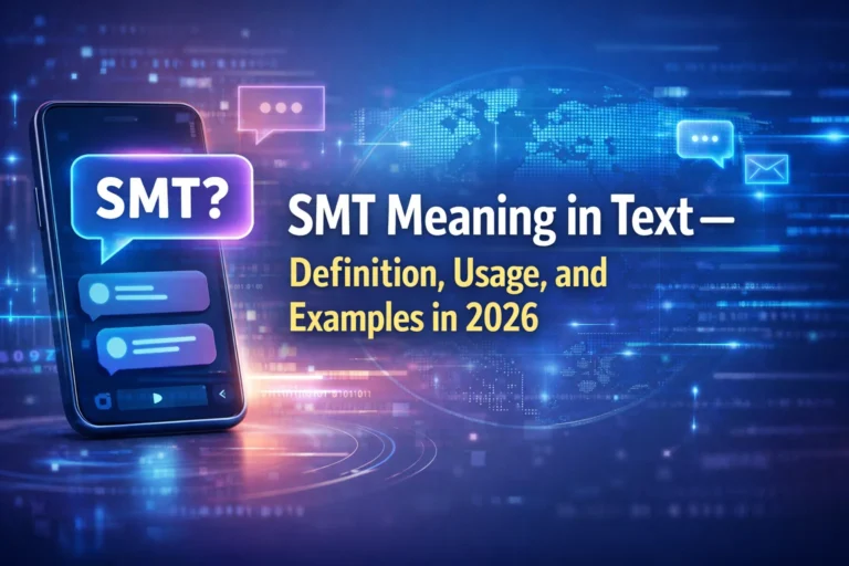 SMT Meaning in Text – Definition, Usage, and Examples in 2026