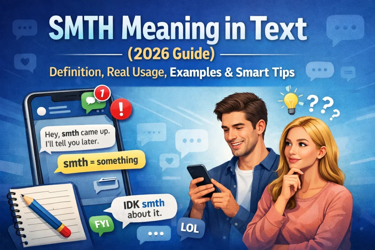 SMTH Meaning in Text (2026 Guide): Definition, Real Usage, Examples & Smart Tips