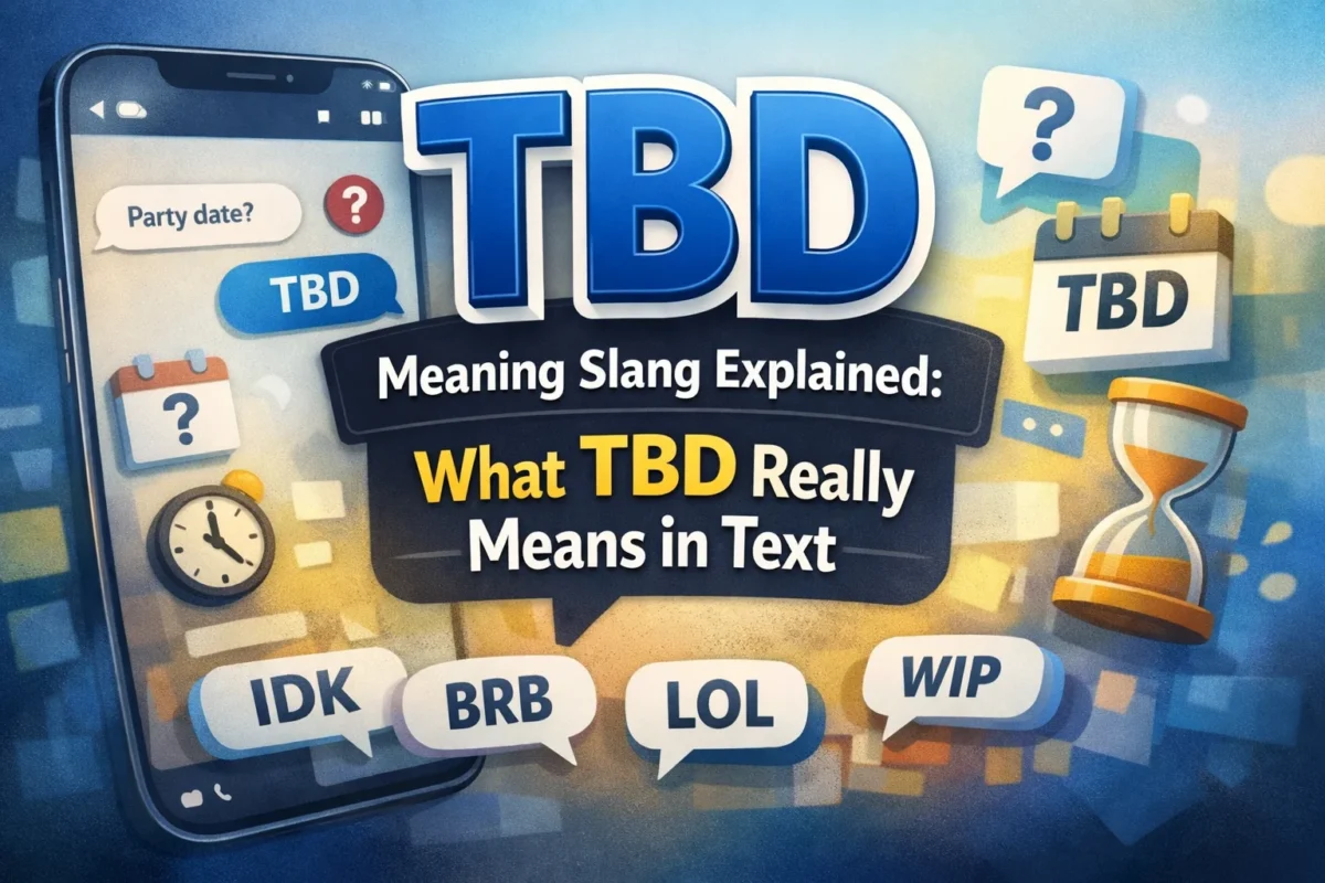 TBD Meaning Slang Explained: What TBD Really Means in Text