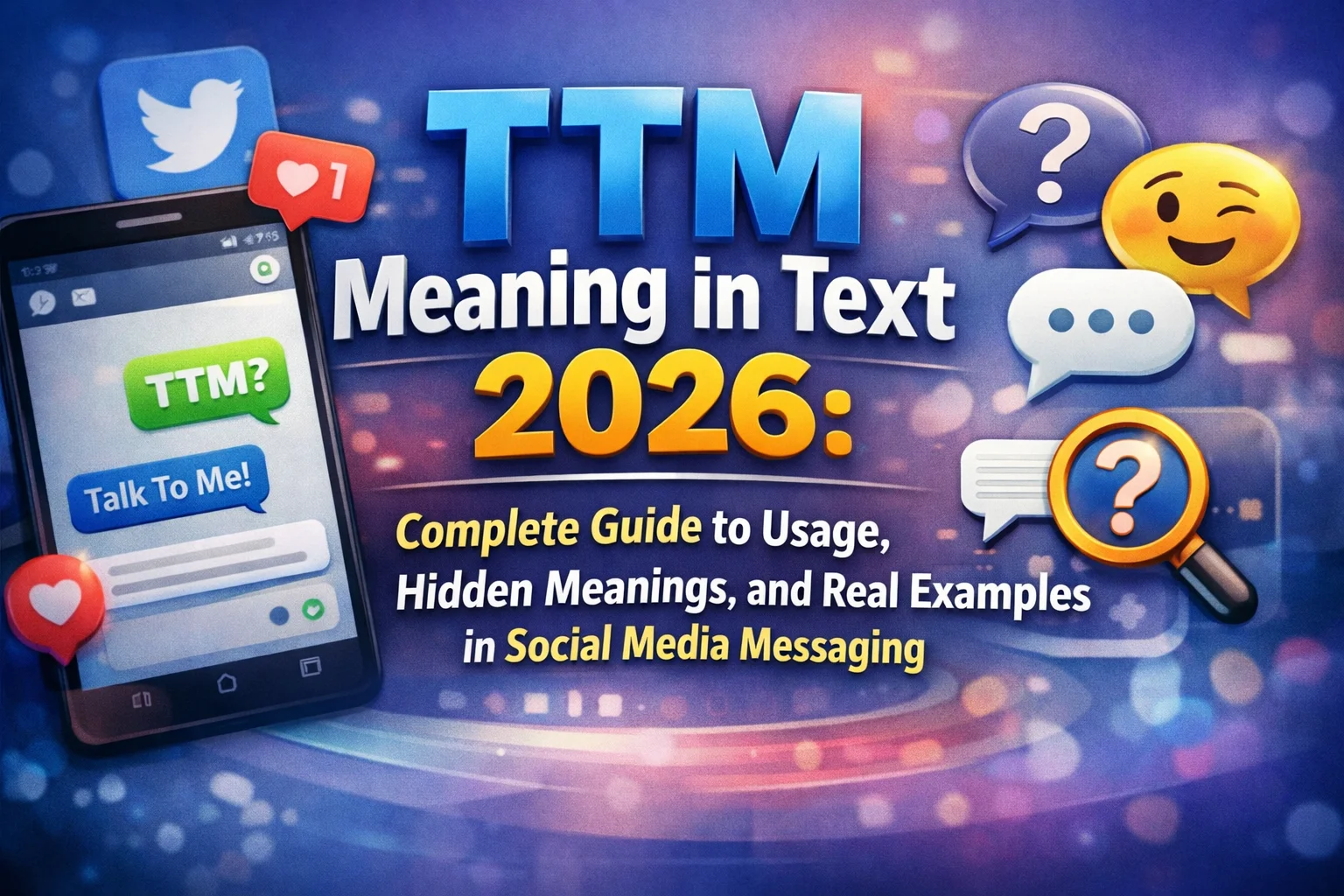 TTM Meaning in Text