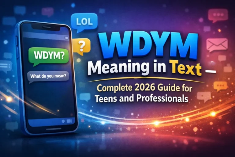 WDYM Meaning in Text – Complete 2026 Guide for Teens and Professionals