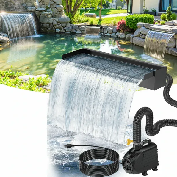 Elevate Your Pond Design with a Pond and Filter System and Pond Waterfall Kit